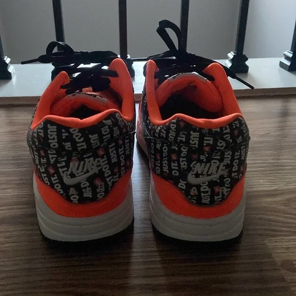 Black and Orange Nike Air Max